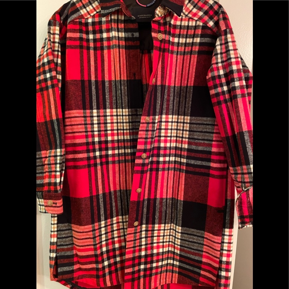 Scotch and Soda oversized flannel